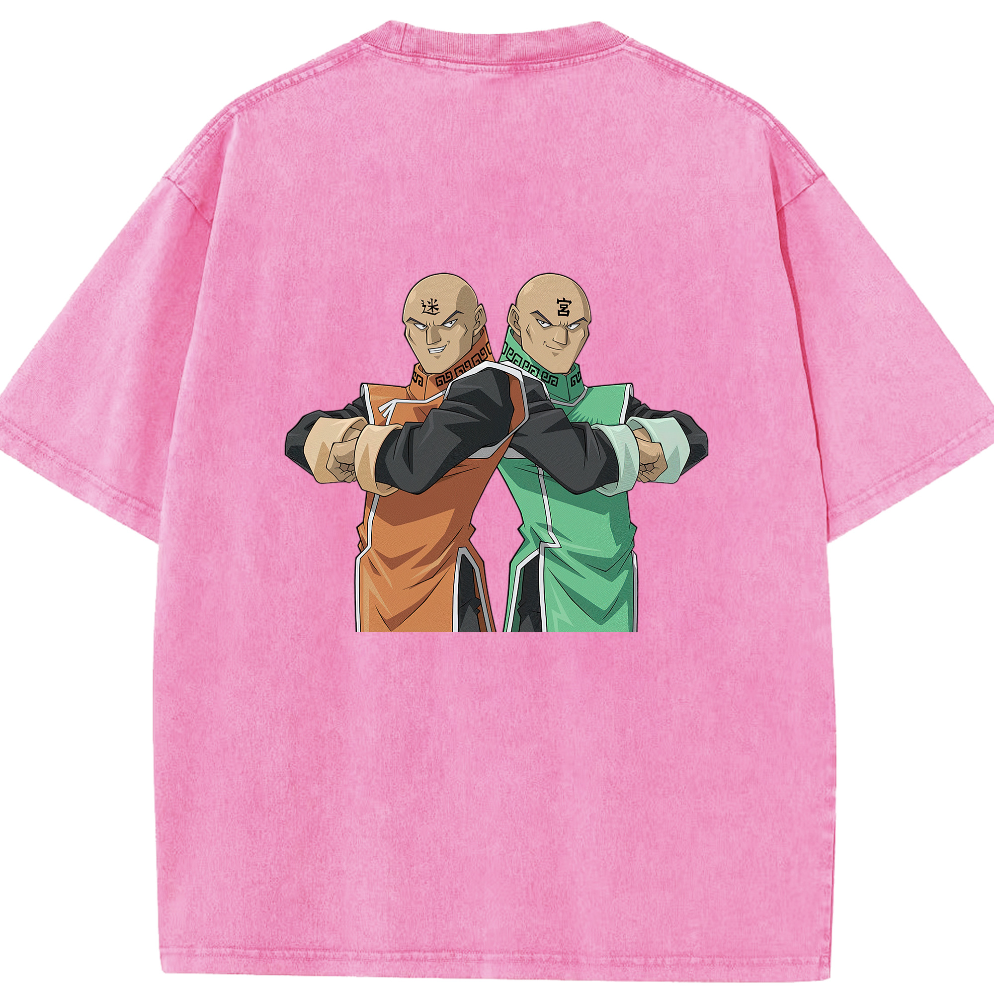 （画像用） 遊☆戯☆王 Yu-Gi-Oh! 綿100% ヴィンテージ風 半袖Tシャツ（背面プリント）